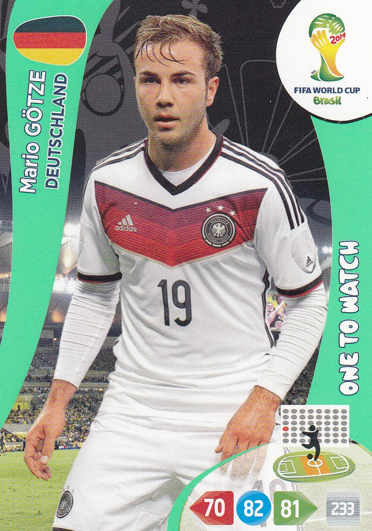 113. MARIO GOTZE - DEUTSCHLAND - ONE TO WATCH