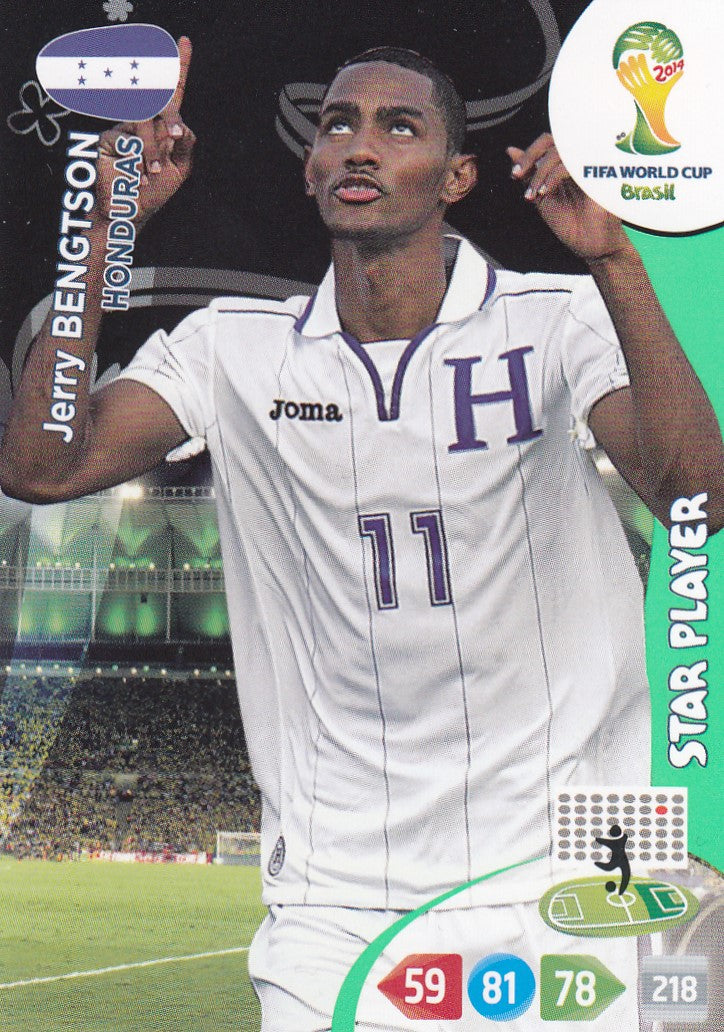 192. JERRY BENGTSON - HONDURAS - STAR PLAYER