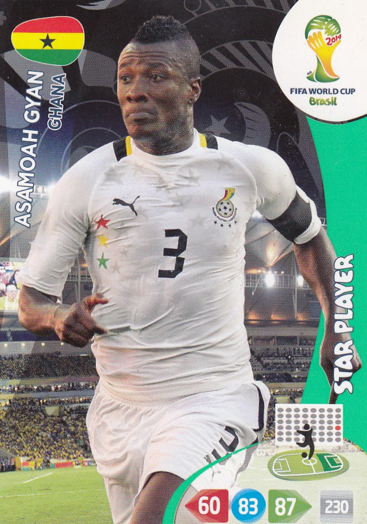 176. ASAMOAH GYAN - GHANA - STAR PLAYER