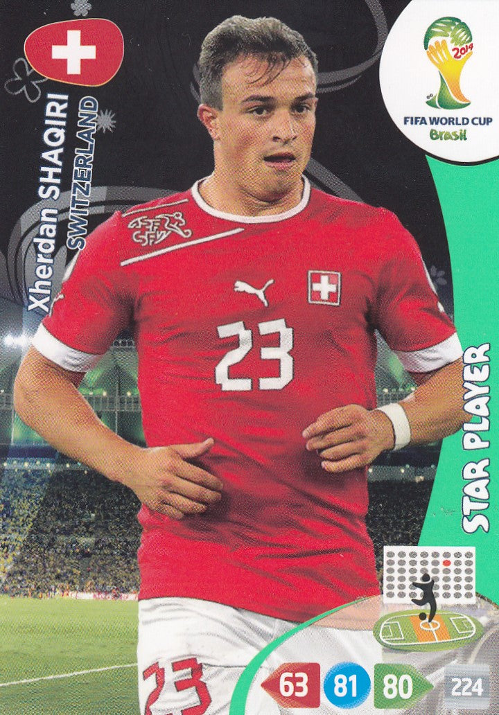 300. XHERDAN SHAQIRI - SWITZERLAND - STAR PLAYER