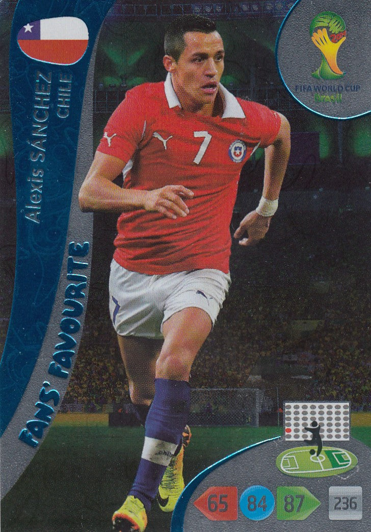 330. ALEXIS SÀNCHEZ - CHILE - FANS` FAVORITE