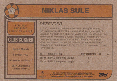 038. NIKLAS SULE - BAYERN MUNCHEN - PR.387
