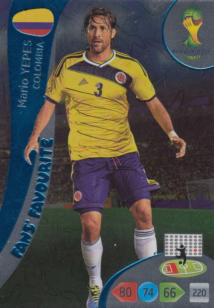331. MARIO YEPES - COLOMBIA - FANS` FAVORITE