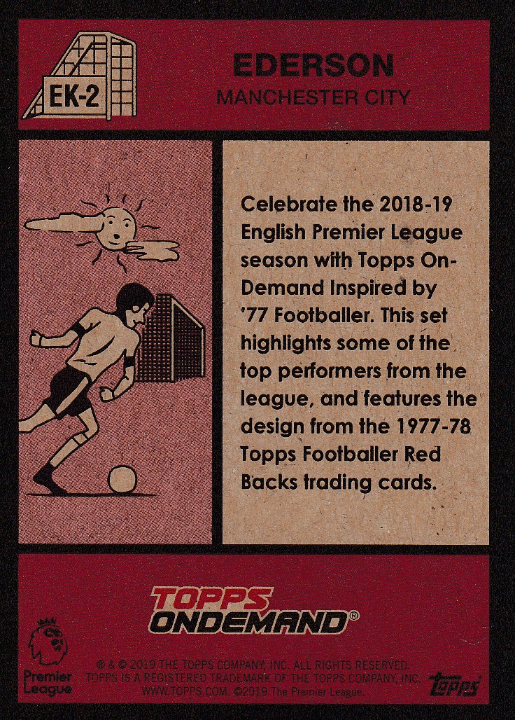 EK-002. EDERSON - MANCHESTER CITY - ELITE KEEPERS