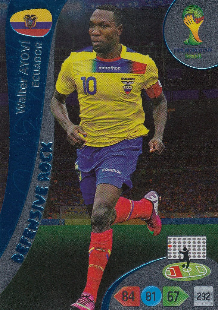 368. WALTER AYOVÌ - ECUADOR - DEFENSIVE ROCK