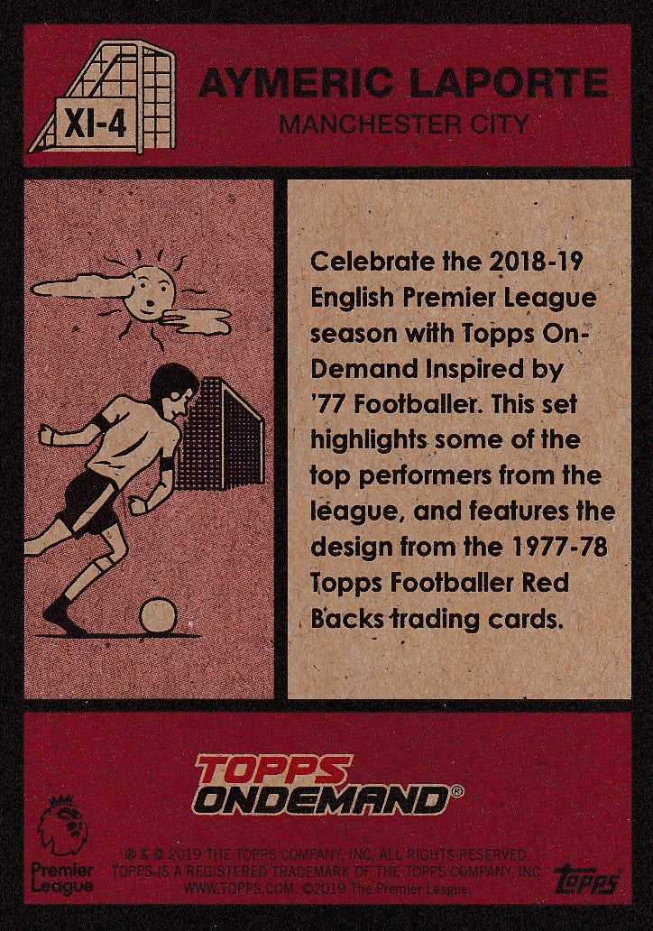 XI-004. AYMERIC LAPORTE - MANCHESTER CITY - BEST OF EPL XI