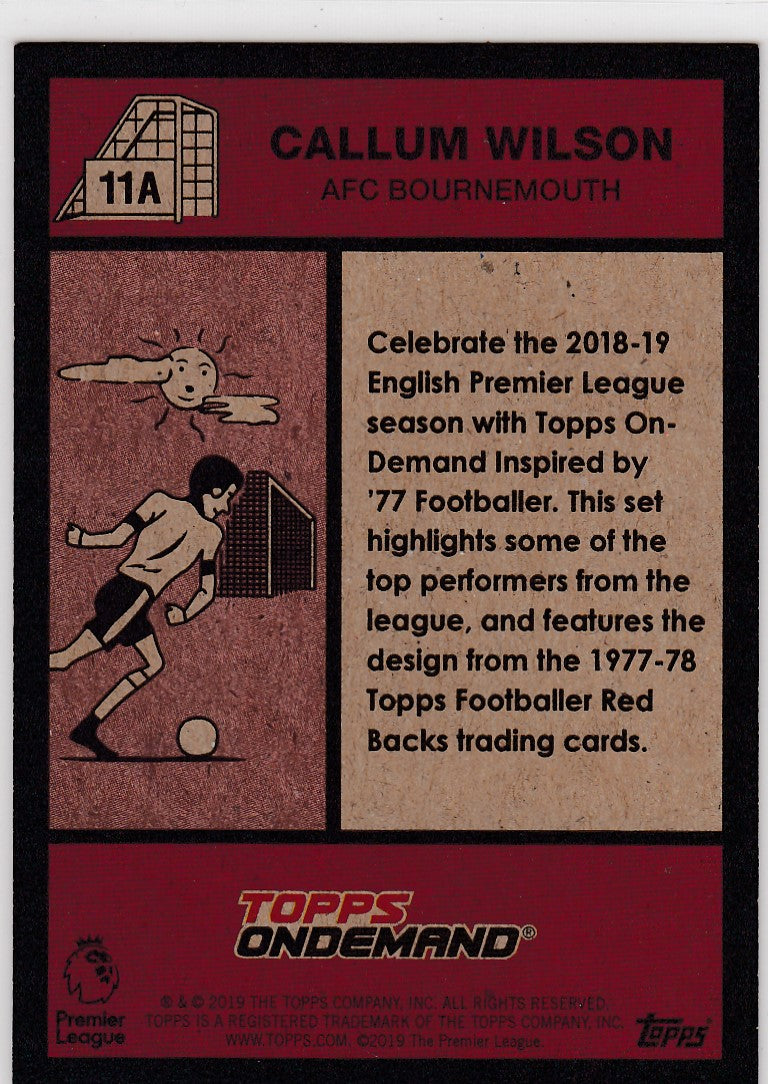 011A. CALLUM WILSON - AFC BOURNEMOUTH - BLUE PARALLEL