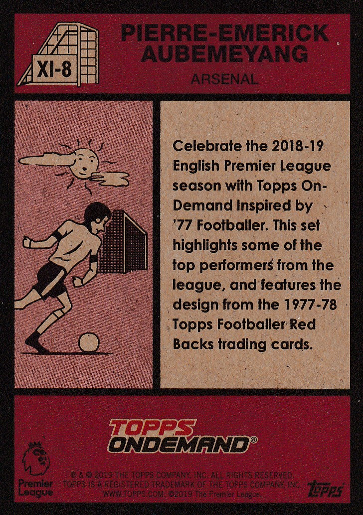 XI-008. PIERRE-EMERICK AUBEMEYANG - ARSENAL - BEST OF EPL XI
