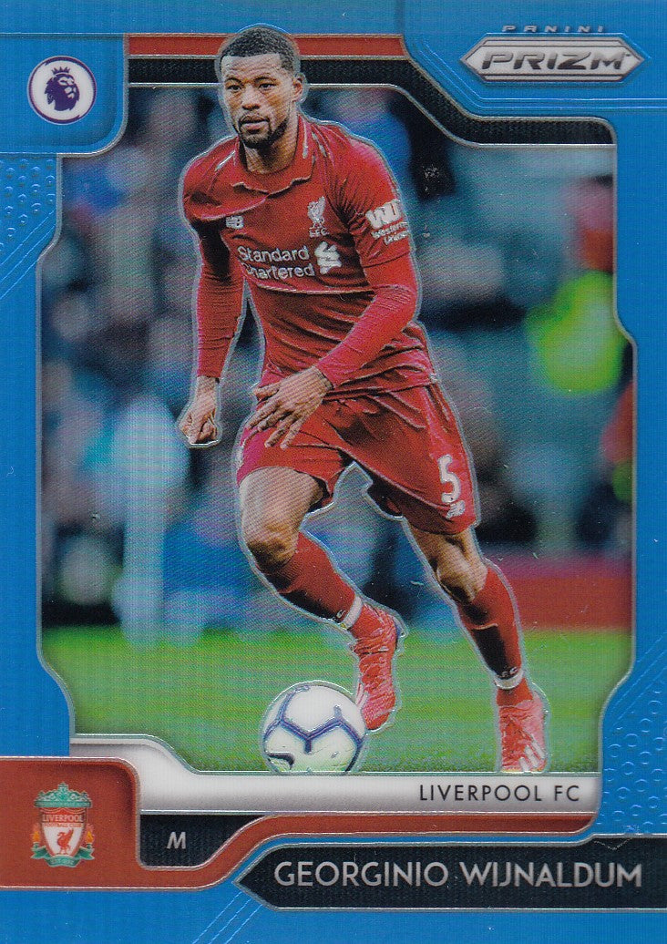#199-BLUE. 091. GEORGINIO WIJNALDUM - LIVERPOOL - CARD 30 OF 199