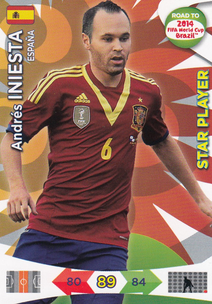 084. ANDRÈS INIESTA - ESPANA - STAR PLAYER