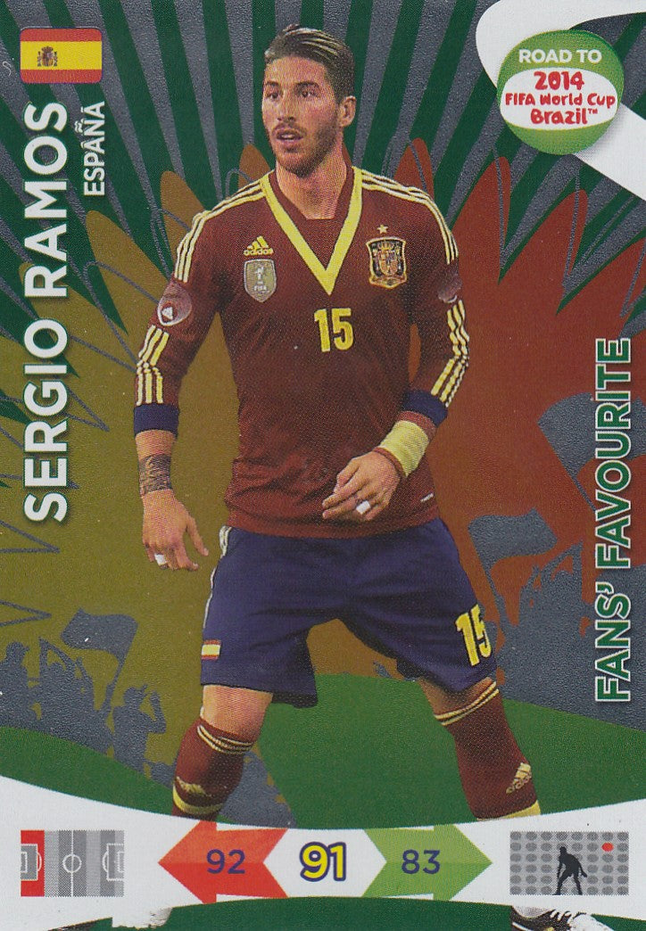 196. SERGIO RAMOS - ESPANA - FANS` FAVORITE