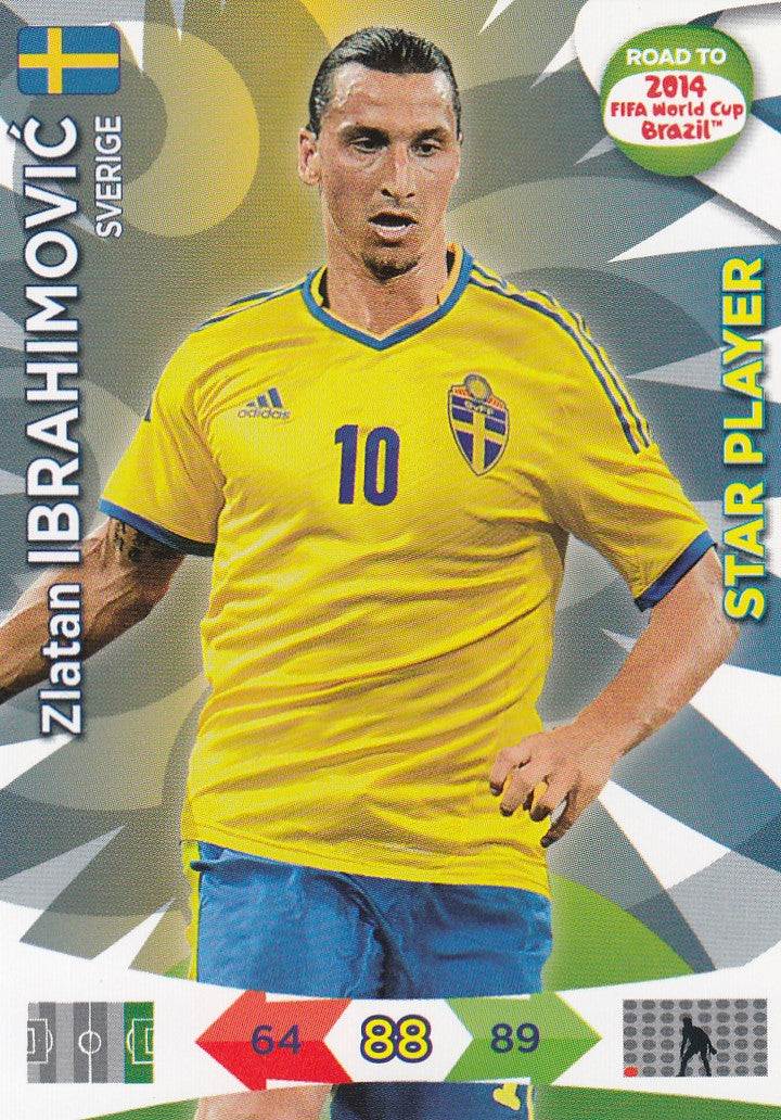 174. ZLATAN IBRAHIMOVIC - SVERIGE - STAR PLAYER