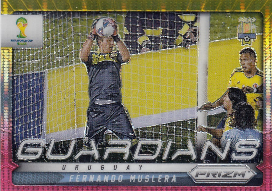023. FERNANDO MUSLERA - URUGUAY - GUARDIANS - YELLOW AND RED PRIZM