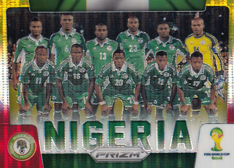 026. NIGERIA - TEAMS - YELLOW AND RED PRIZM
