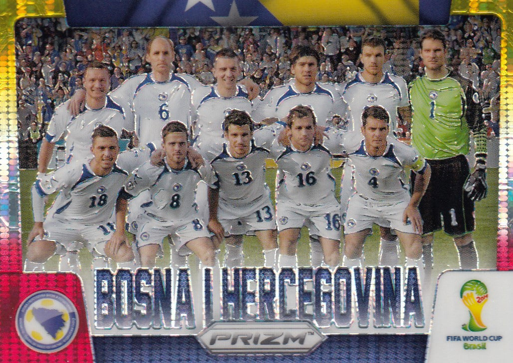 005. BOSNA I HERCEGOVINA - TEAMS - YELLOW AND RED PRIZM