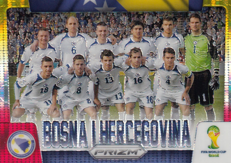 005. BOSNA I HERCEGOVINA - TEAMS - YELLOW AND RED PRIZM