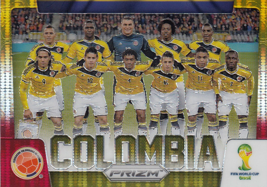 009. COLOMBIA - TEAMS - YELLOW AND RED PRIZM