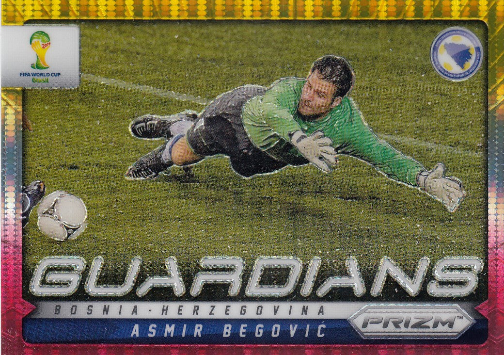 004. ASMIR BEGOVIC - BOSNIA-HERCEGOVINA - GUARDIANS - YELLOW AND RED PRIZM