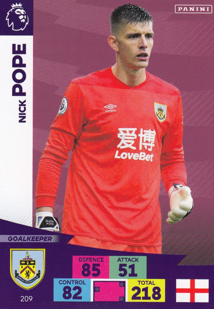 209. NICK POPE - BURNLEY