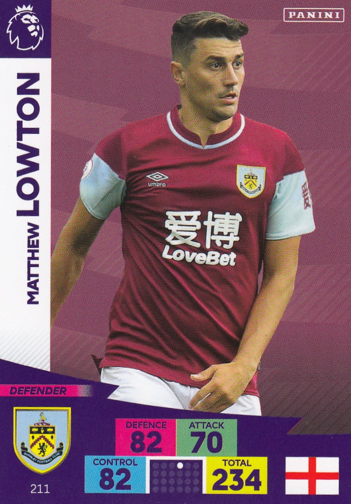 211. MATTHEW LOWTON - BURNLEY