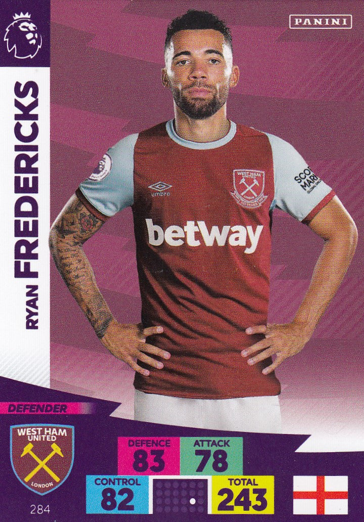 284. RYAN FREDERICKS - WEST HAM