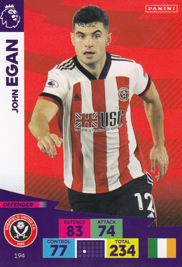 194. JOHN EGAN - SHEFFIELD UNITED