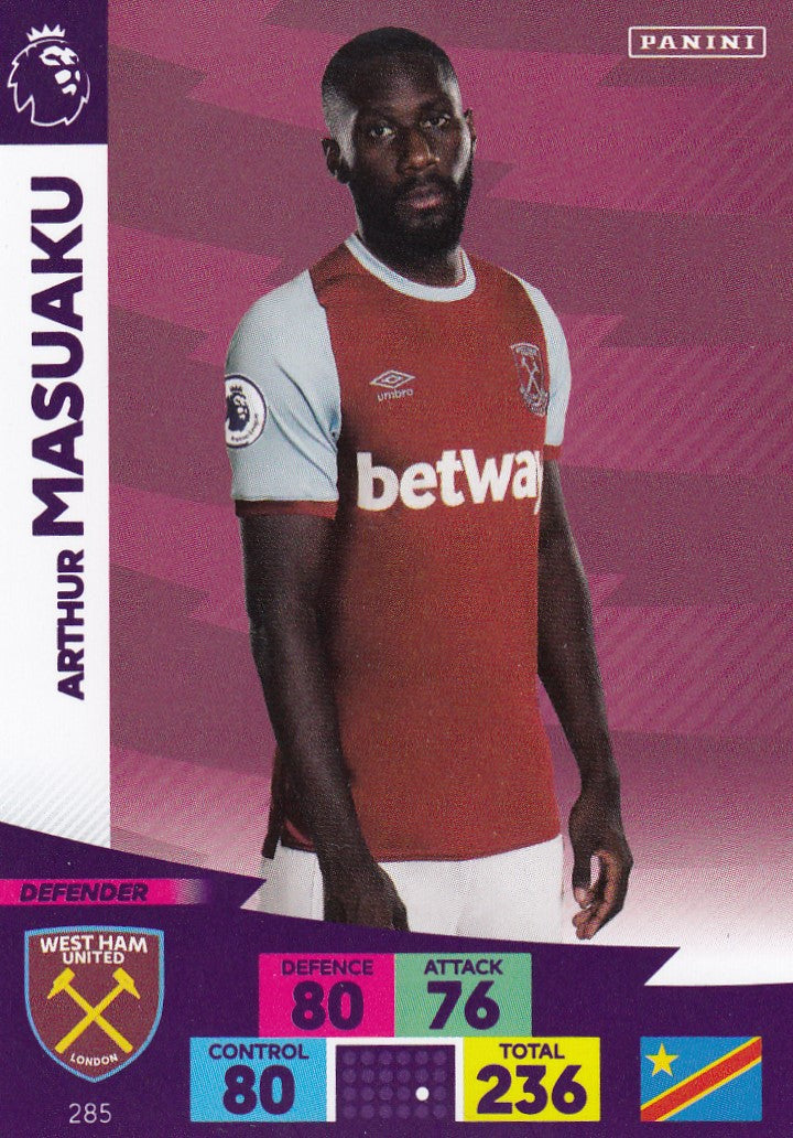 285. ARTHUR MASUAKU - WEST HAM