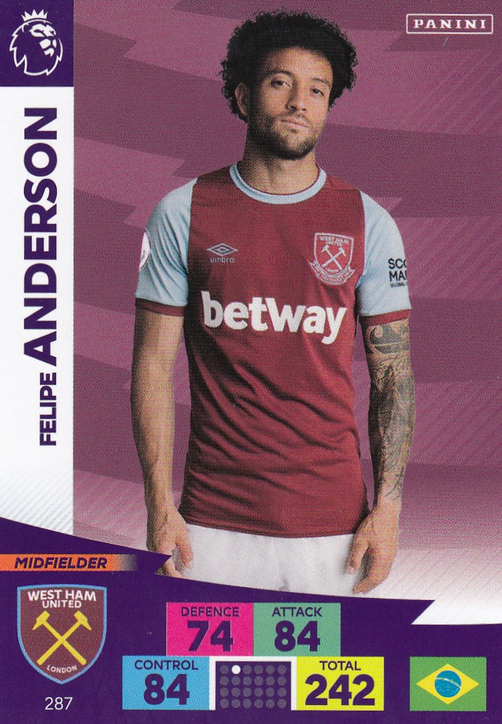 287. FELIPE ANDERSON - WEST HAM