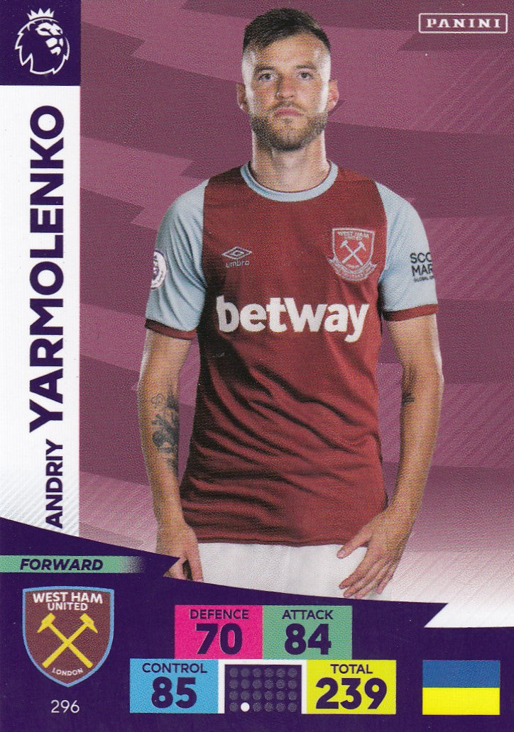 296. ANDRIY YARMOLENKO - WEST HAM