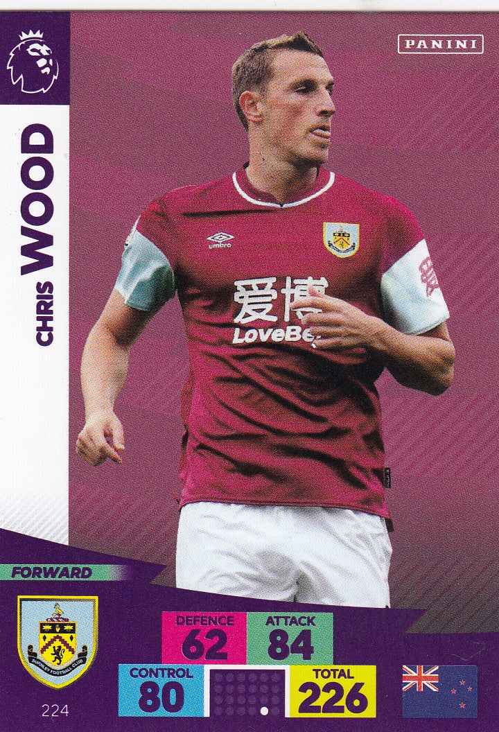 224. CHRIS WOOD - BURNLEY