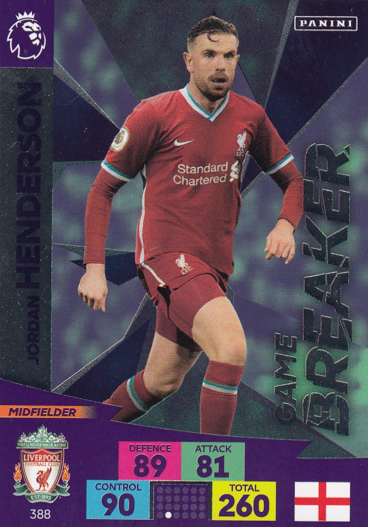 388. JORDAN HENDERSON - LIVERPOOL - GAME BREAKER