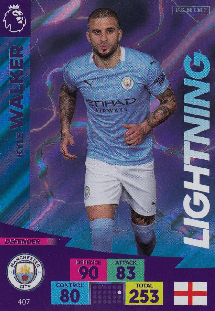 407. KYLE WALKER - MANCHESTER CITY - LIGHTNING