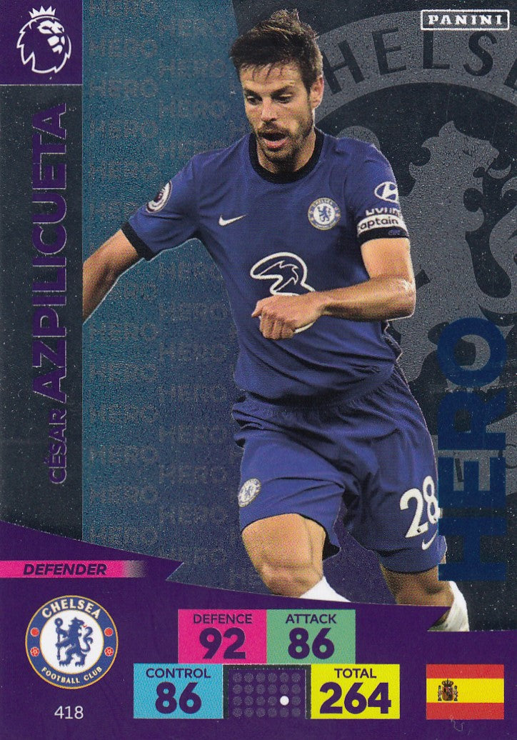 418. CÈSAR AZPILICUETA - CHELSEA - HERO