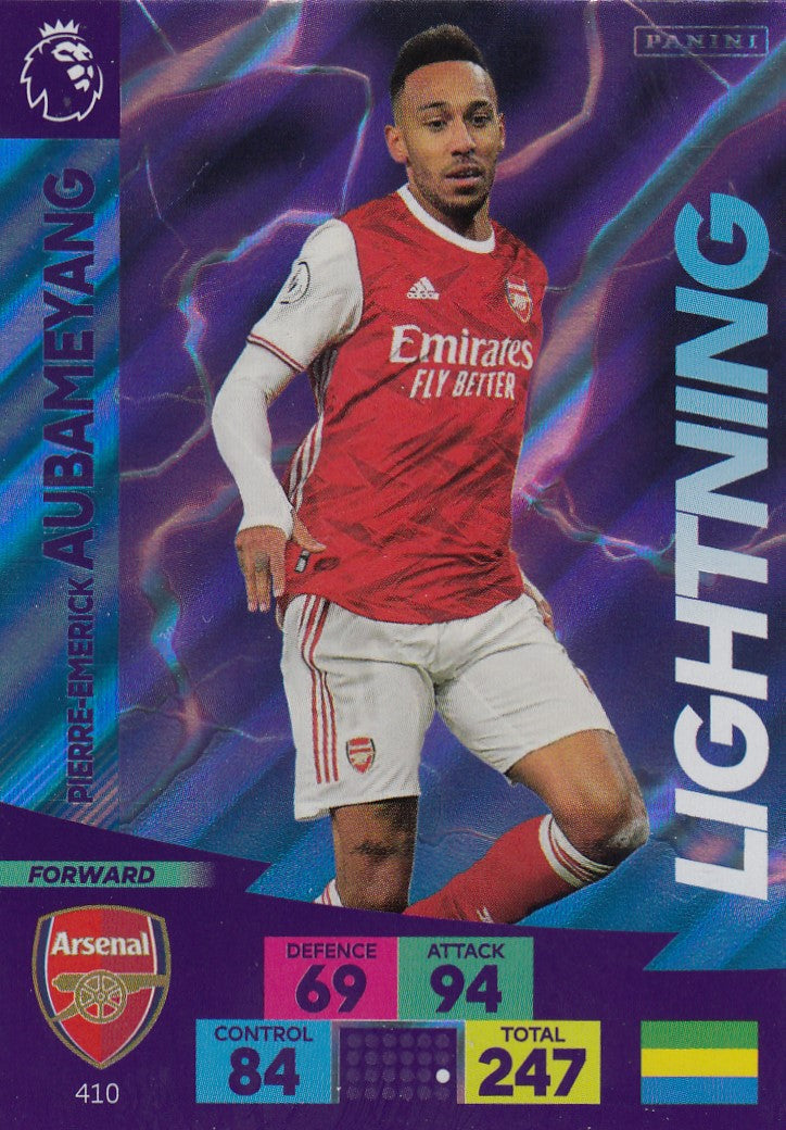 410. PIERRE-EMERICK AUBAMEYANG - ARSENAL - LIGHTNING