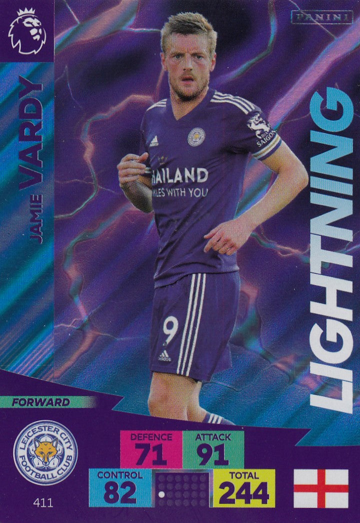 411. JAMIE VARDY - LEICESTER CITY - LIGHTNING