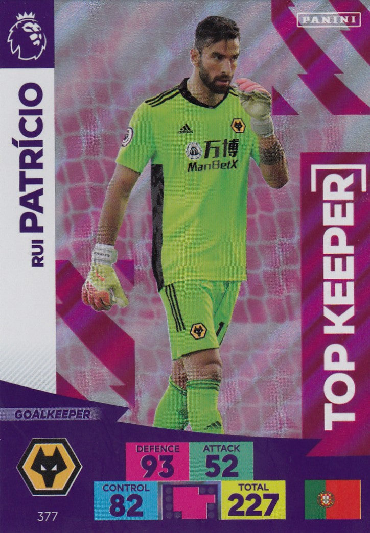 377. RUI PATRÌCIO - WOLVERHAMPTON - TOP KEEPER
