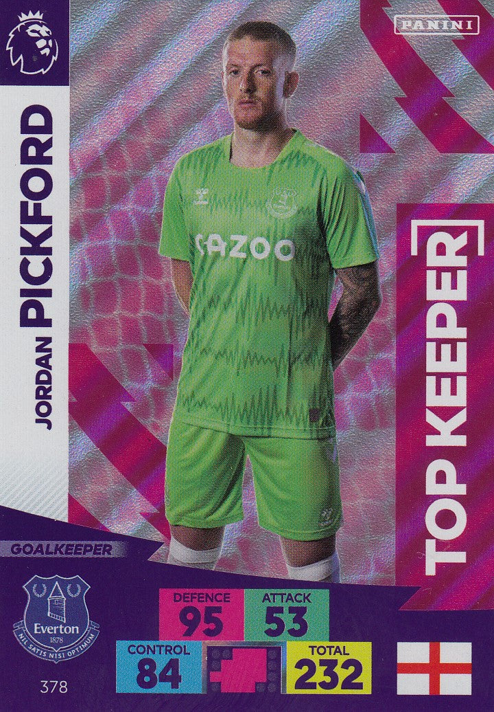 378. JORDAN PICKFORD - EVERTON - TOP KEEPER
