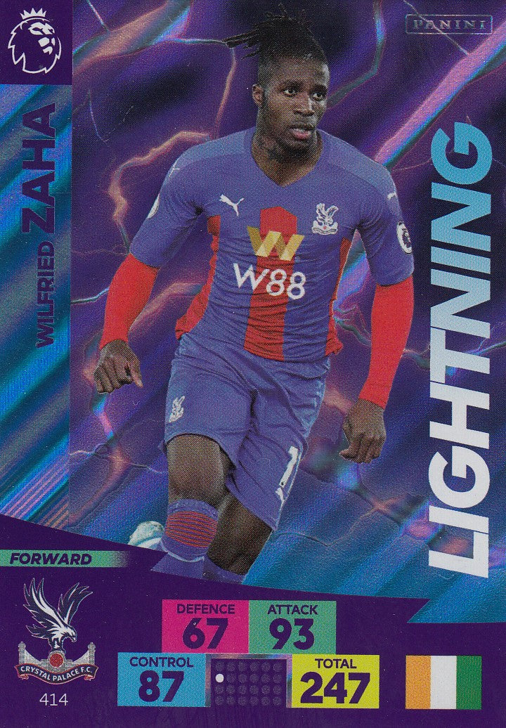 414. WILFRIED ZAHA - CRYSTAL PALACE - LIGHTNING