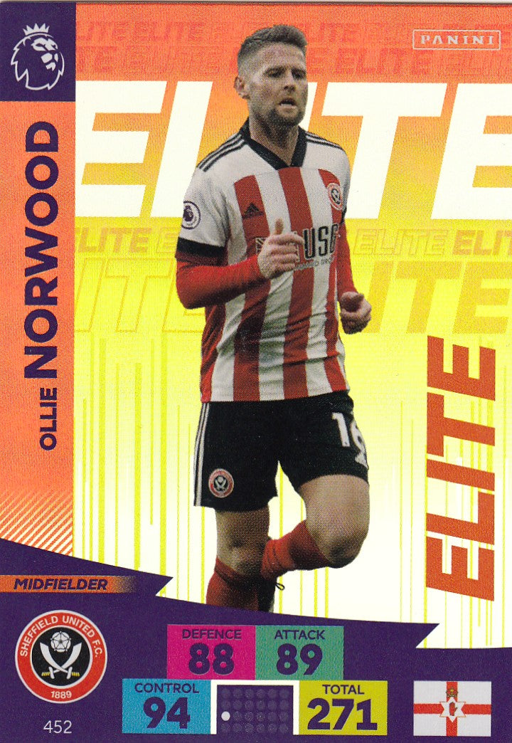 452. OLLIE NORWOOD - SHEFFIELD UNITED - ELITE