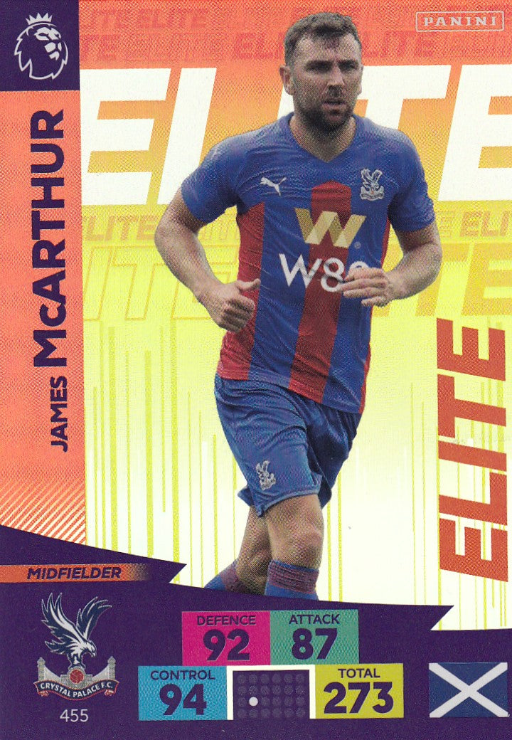 455. JAMES MCARTHUR - CRYSTAL PALACE - ELITE