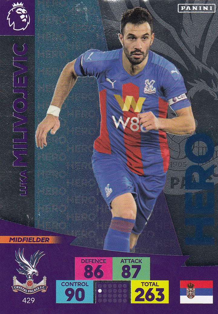 429. LUKA MILIVOJEVIC - CRYSTAL PALACE - HERO