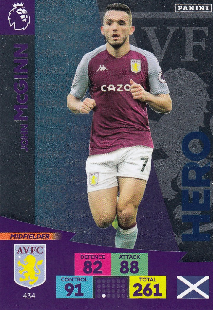 434. JOHN MCGINN - ASTON VILLA - HERO