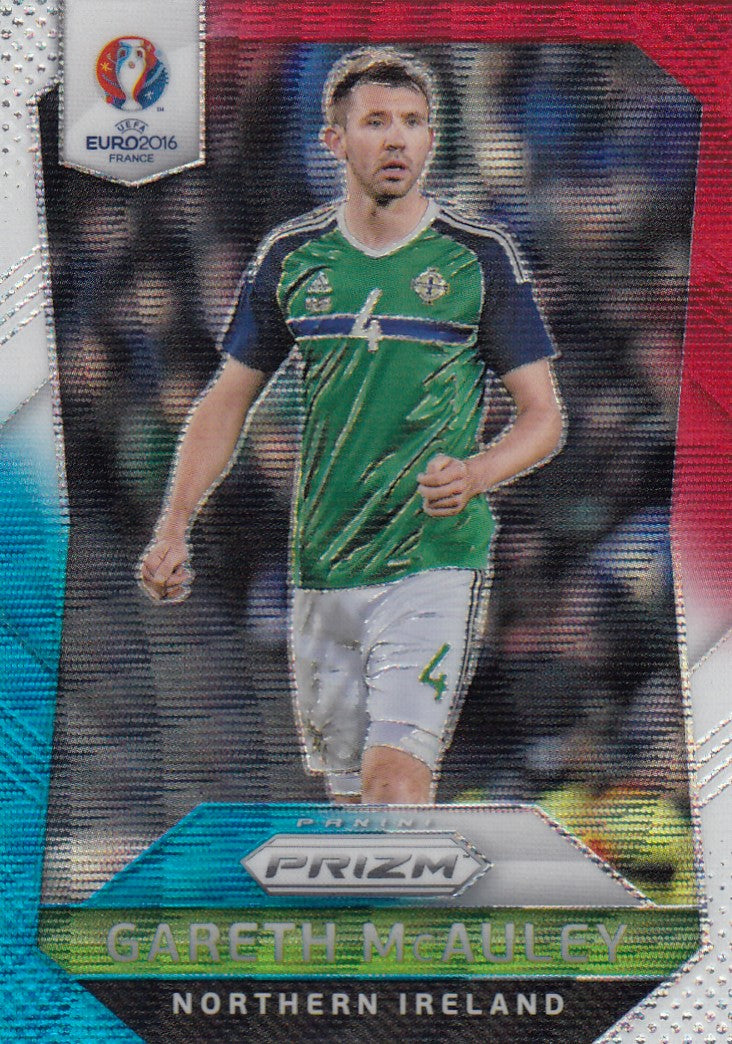 068. GARETH MCAULEY - NORTHERN IRELAND - RED, WHITE AND BLUE PRIZM