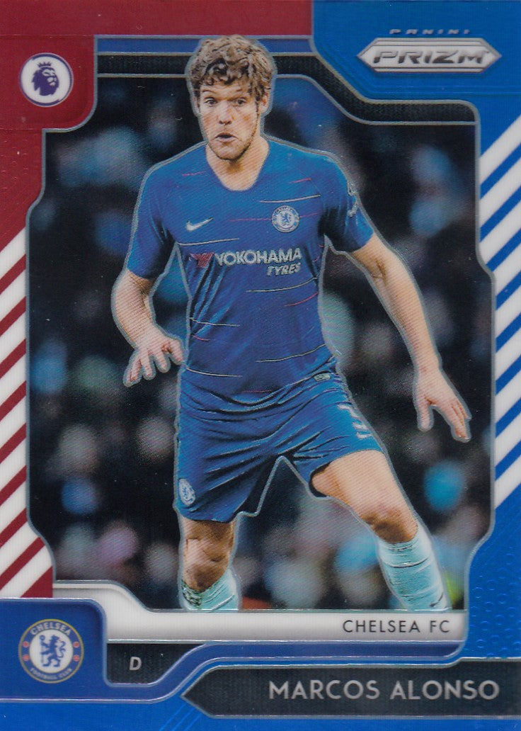 020. MARCOS ALONSO - CHELSEA - RED, WHITE AND BLUE PRIZM