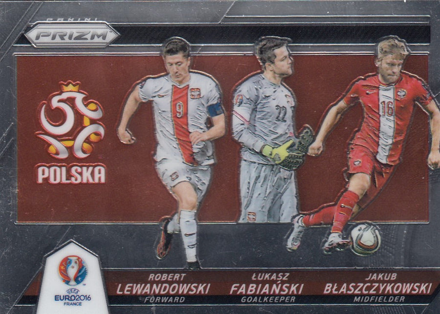 014. ROBERT LEWANDOWSKI/LUKASZ FABIANSKI/JAKUB BLASZCZYKOWSKI - POLAND - COUNTRY COMBINATIONS TRIPLES
