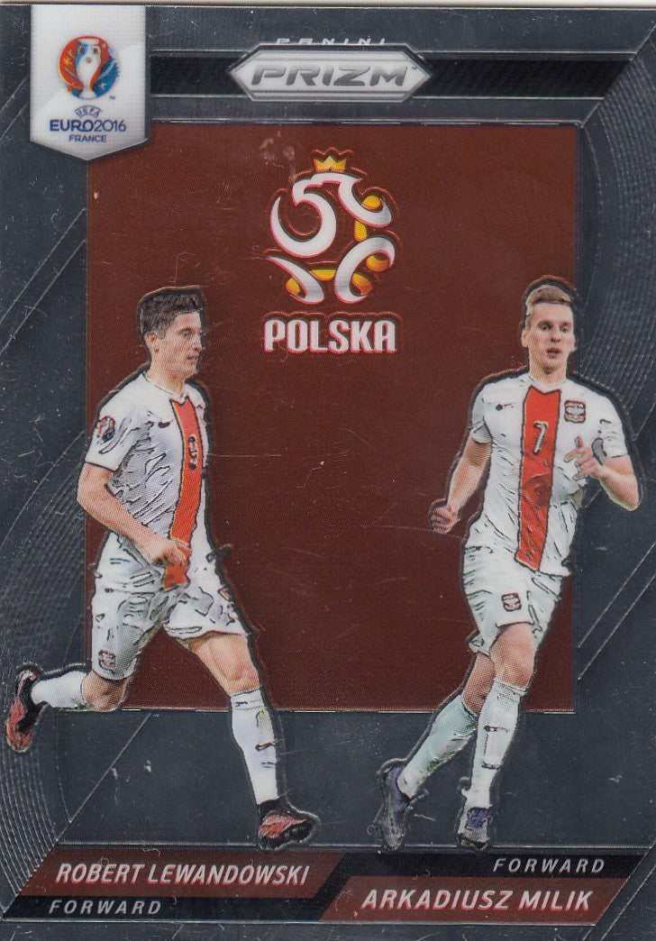 036. ROBERT LEWANDOWSKI & ARKADIUSZ MILIK - POLAND - COUNTRY COMBINATIONS DUALS