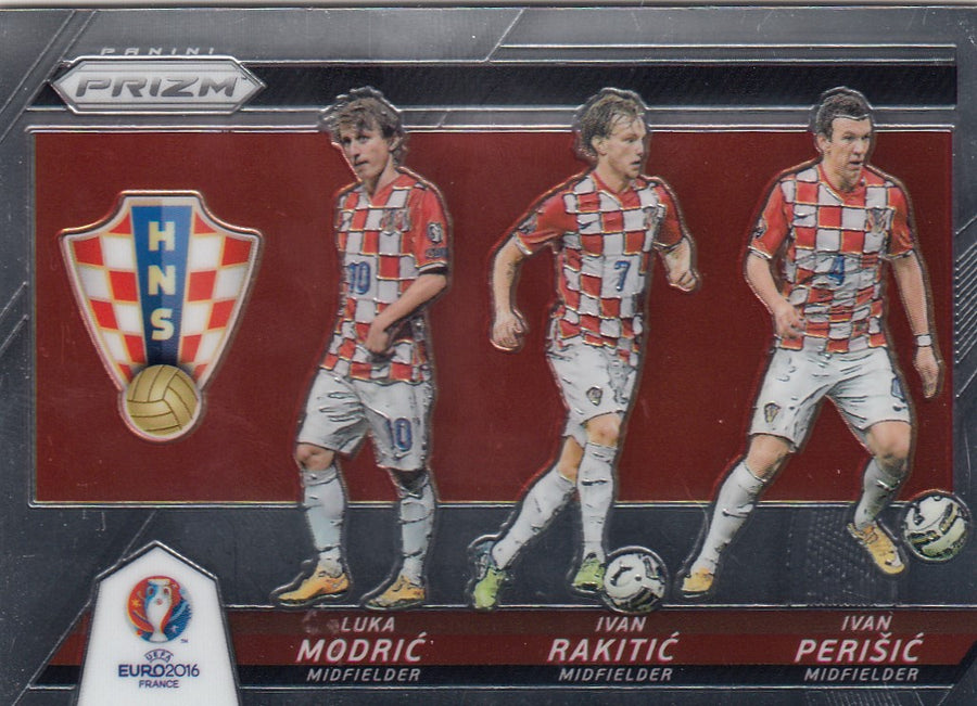 018. LUKA MODRIC/IVAN RAKITIC/IVEN PERISIC - CROATIA - COUNTRY COMBINATIONS TRIPLES