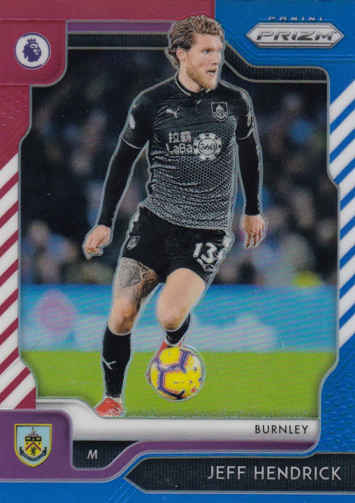 246. JEFF HENDRICK - BURNLEY - RED, WHITE AND BLUE PRIZM