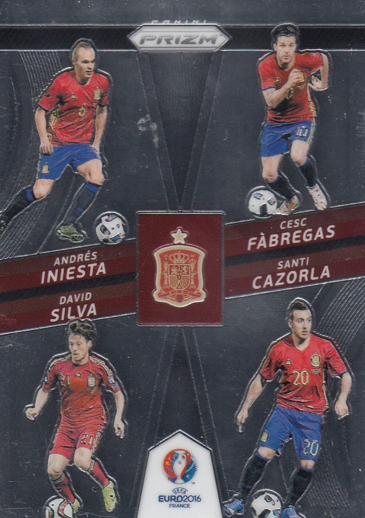004. ANDRÈS INIESTA/CESC FÀBREGAS/DAVID SILVA/SANTI CAZORLA - SPAIN - COUNTRY COMBINATIONS QUADS