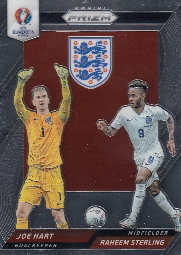 016. JOE HART & RAHEEM STERLING - ENGLAND - COUNTRY COMBINATION DUALS